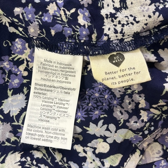 Madewell Country Cottage Prairie Dress Large Floral Fairy - Picture 12 of 14